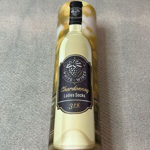 Chardonnay Ladies Sock Gift Set NIB 3 Pairs White Wine Friend Christmas Holiday